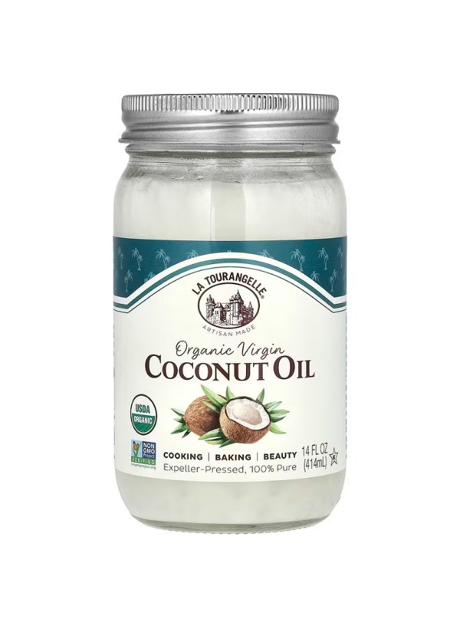 La Tourangelle, Organic Virgin Coconut Oil, 14 fl oz 414 ml - Image 1